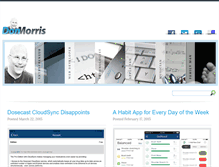 Tablet Screenshot of donmorris.com